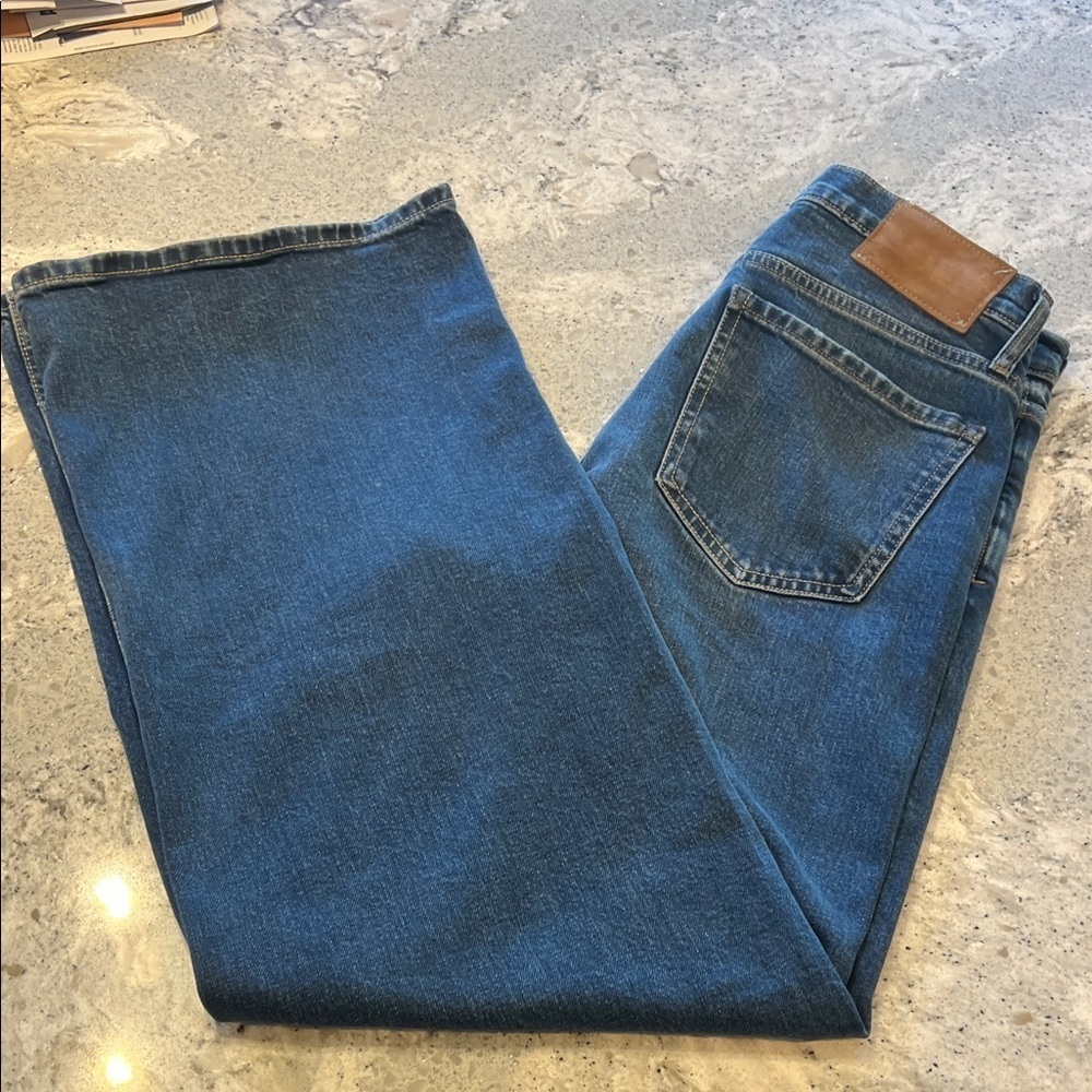 Banana Republic Wide Leg Blue Jeans Size 28 Inseam 30”